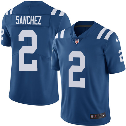 Indianapolis Colts 2 Limited Rigoberto Sanchez Royal Blue Nike NFL Home Men JerseyVapor Untouchable jerseys